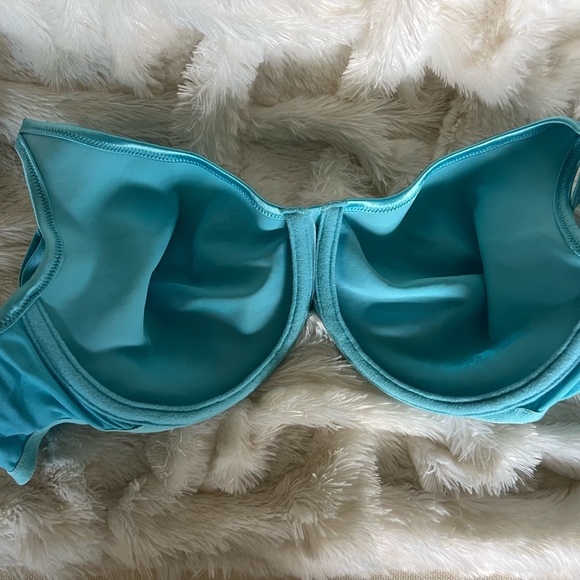 💎 Victoria’s Secret 36D Blue Floral Sheer Bra | Underwire Mesh 💎 - Picture 5 of 5